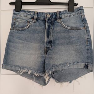 H&M High Waist Denim Cutoff Shorts